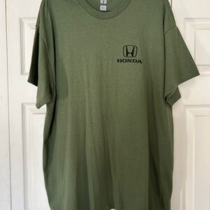 Honda Olive Green Men's Short Sleeve Tee